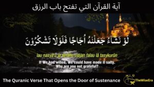Read more about the article The Quranic Verse That Opens the Door of Sustenance